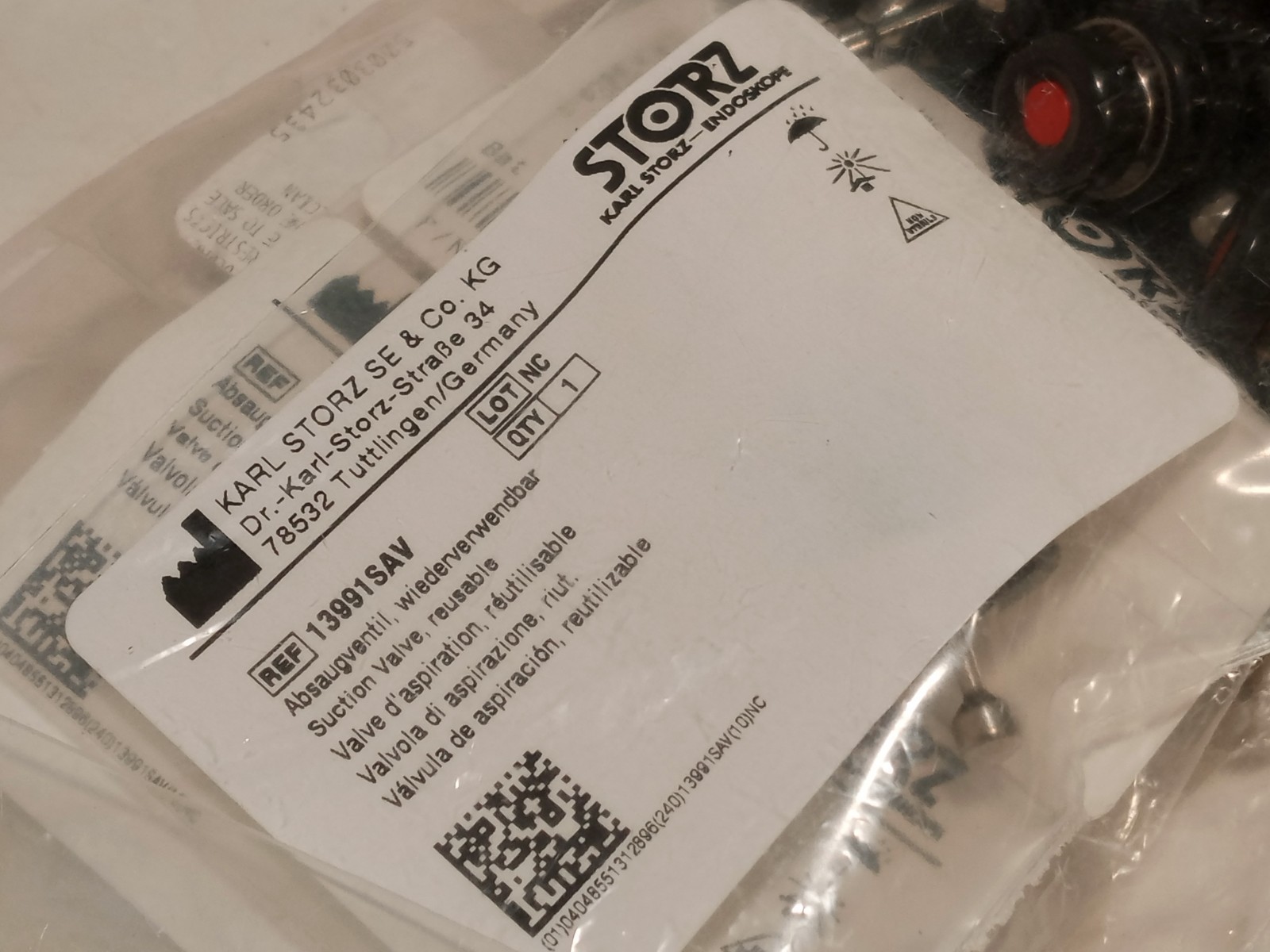 Karl Storz 13991SAV Reusable Suction Valves for Silver Scope series