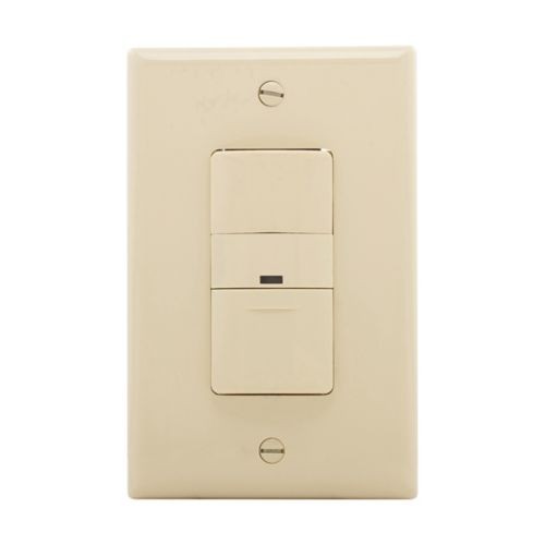 Eaton OS306UV Passive Infrared Wall Mount Occupancy Vacancy Sensor, Ivory