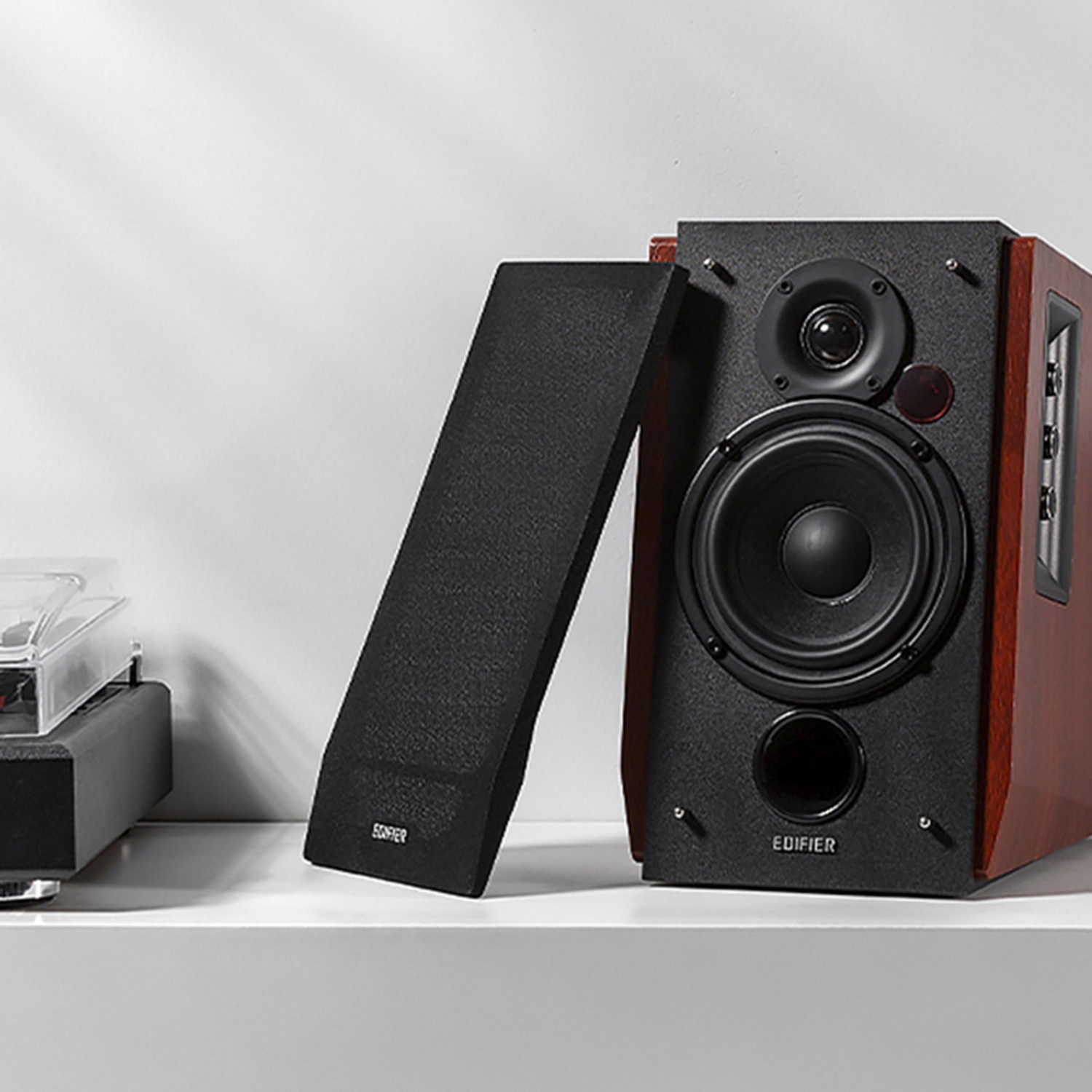 66-Watt Continuous-Power Amplified Bluetooth® 2.0 Bookshelf Speaker System...