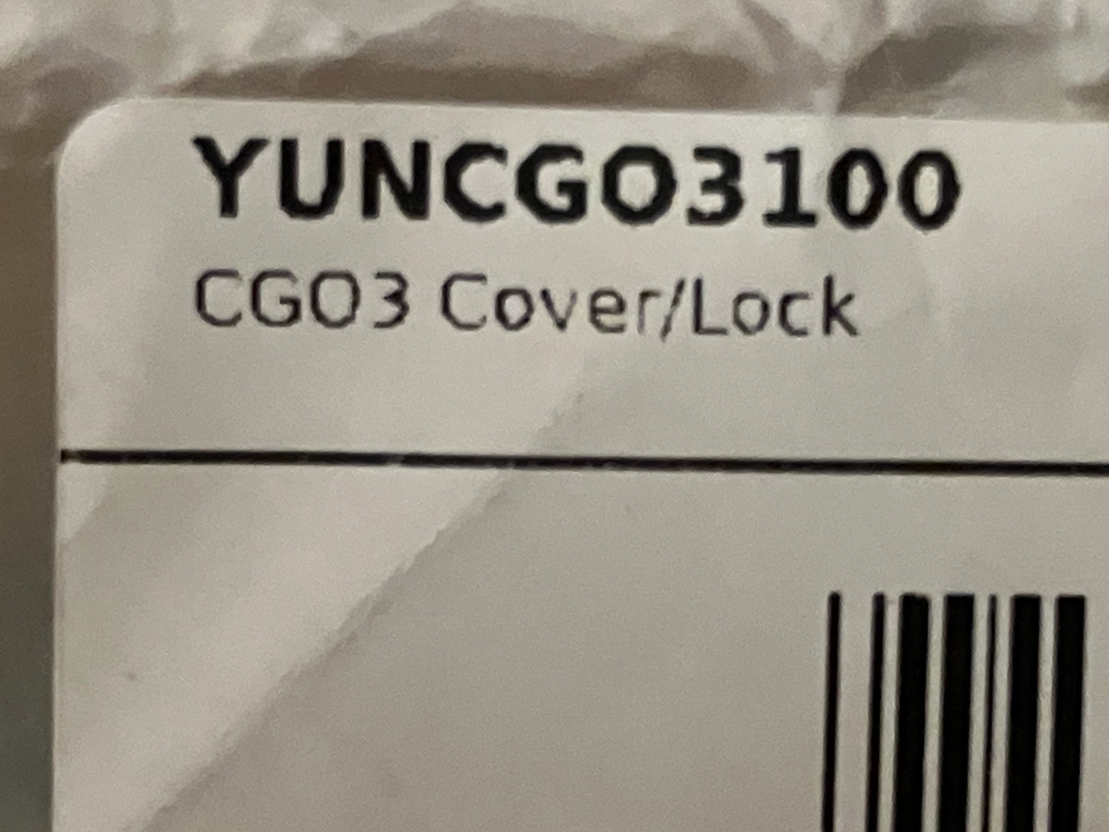 CGO3 Camera Cover/Lock for Yuneec Q500 Drone Camera