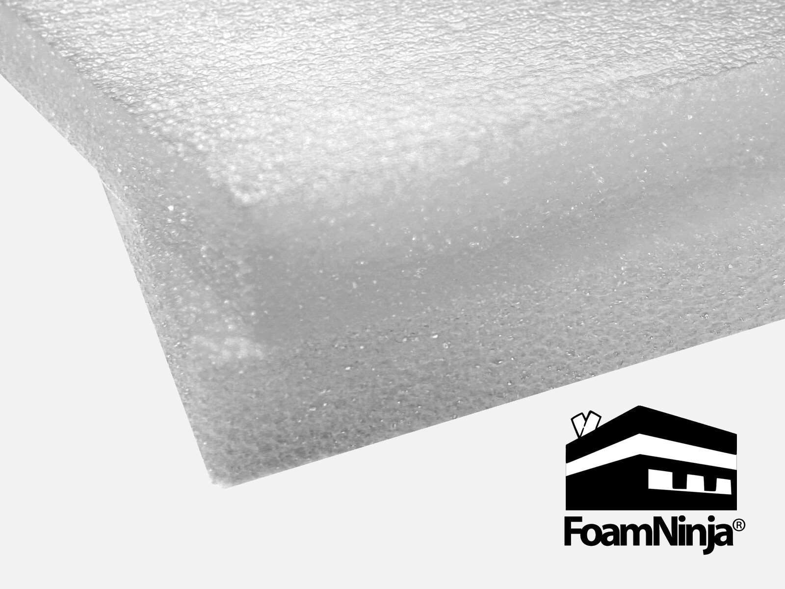 Polyethylene Foam Case Shipping Packaging 10 Pk 1"x12"x24" White -Density 1.7pcf
