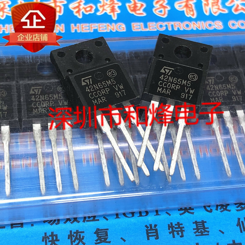 10pcs 42N65M5 STF42N65M5 TO-220F