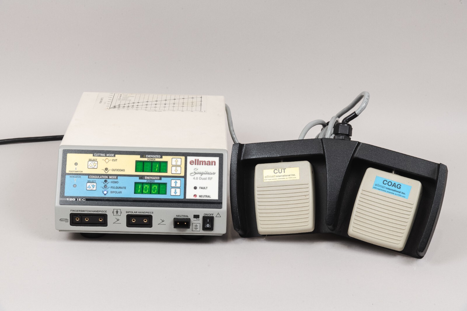 Ellman Surgitron 4.0 Dual RF 120 IEC P/N 2480234 Available at Simon Medical, Inc