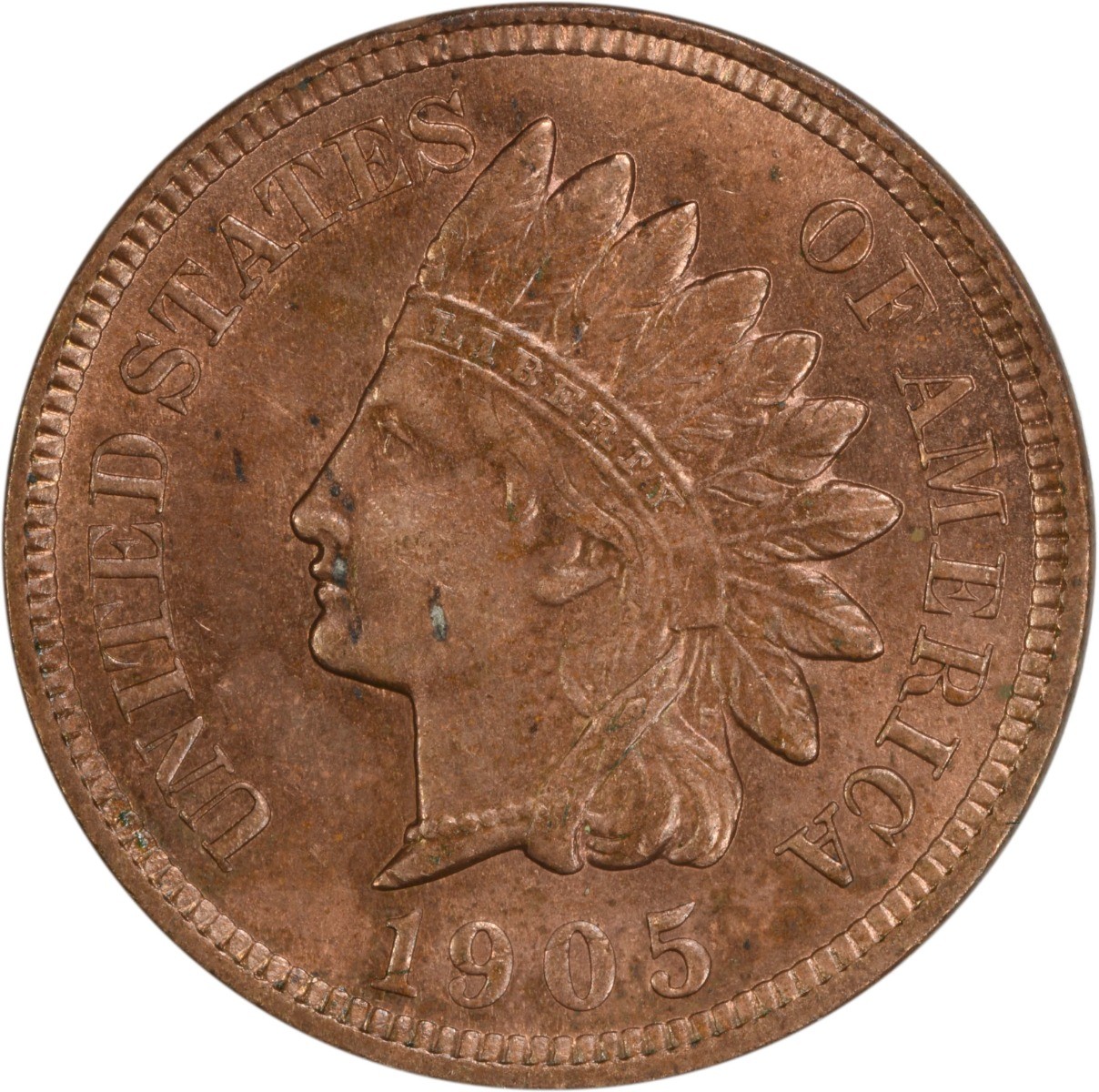 1905 Indian Cent Choice BU Uncertified #304