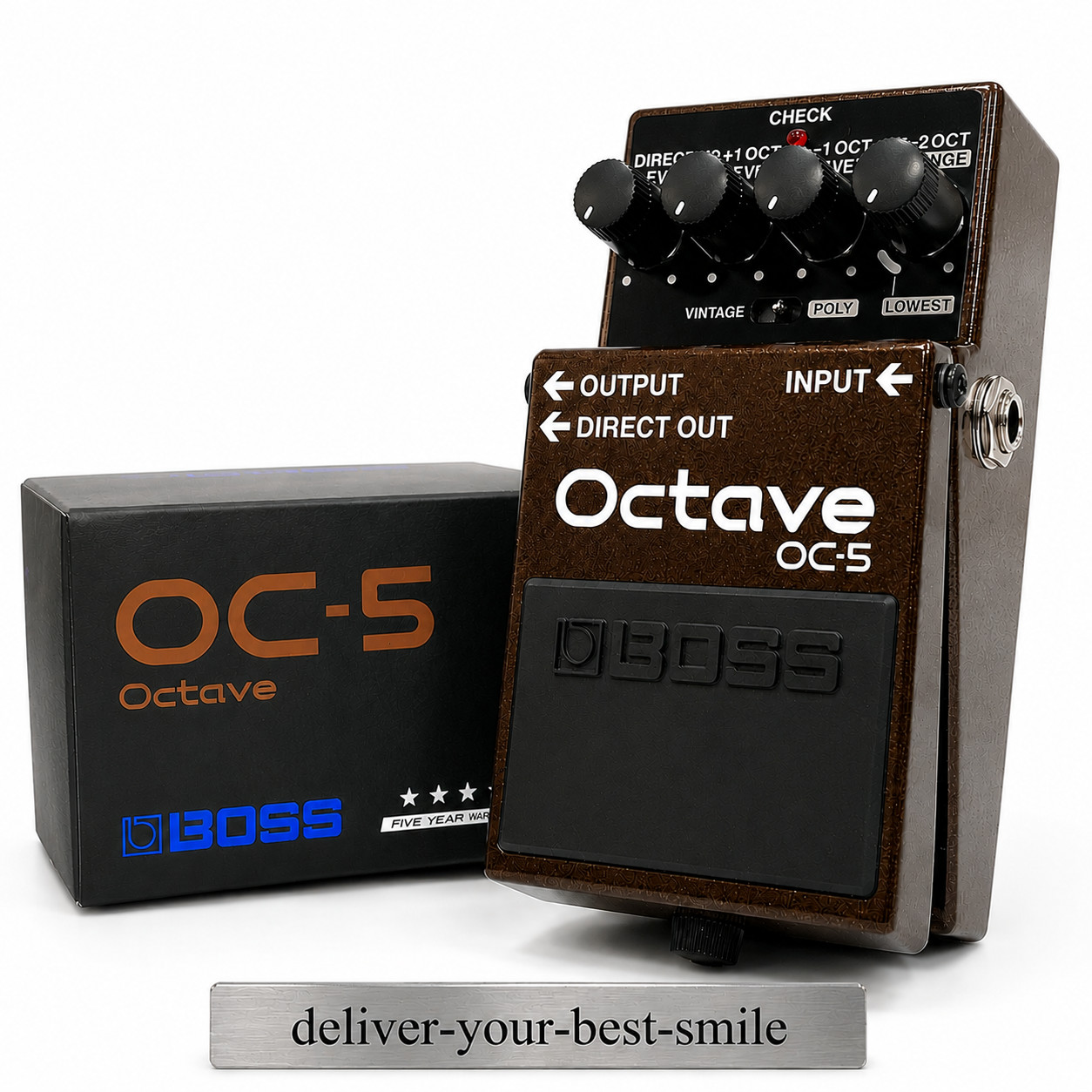 BOSS OC-5 Octave Guitar Effects Pedal Polyphonic Octave Brand New From Japan