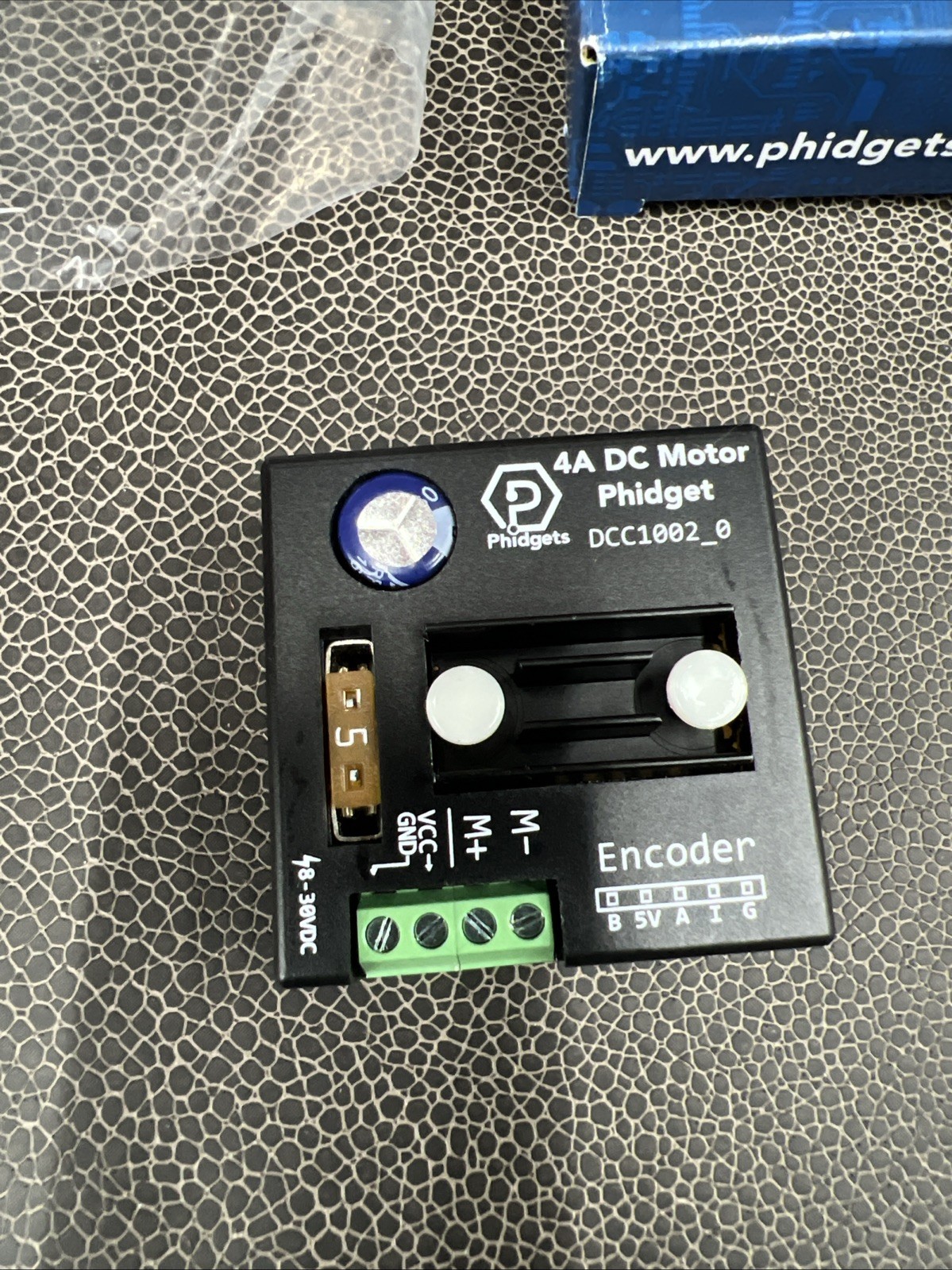 Phidgets DCC1002_0 4A DC Motor Phidget DCC1002 Motor Controller 4 A NOS