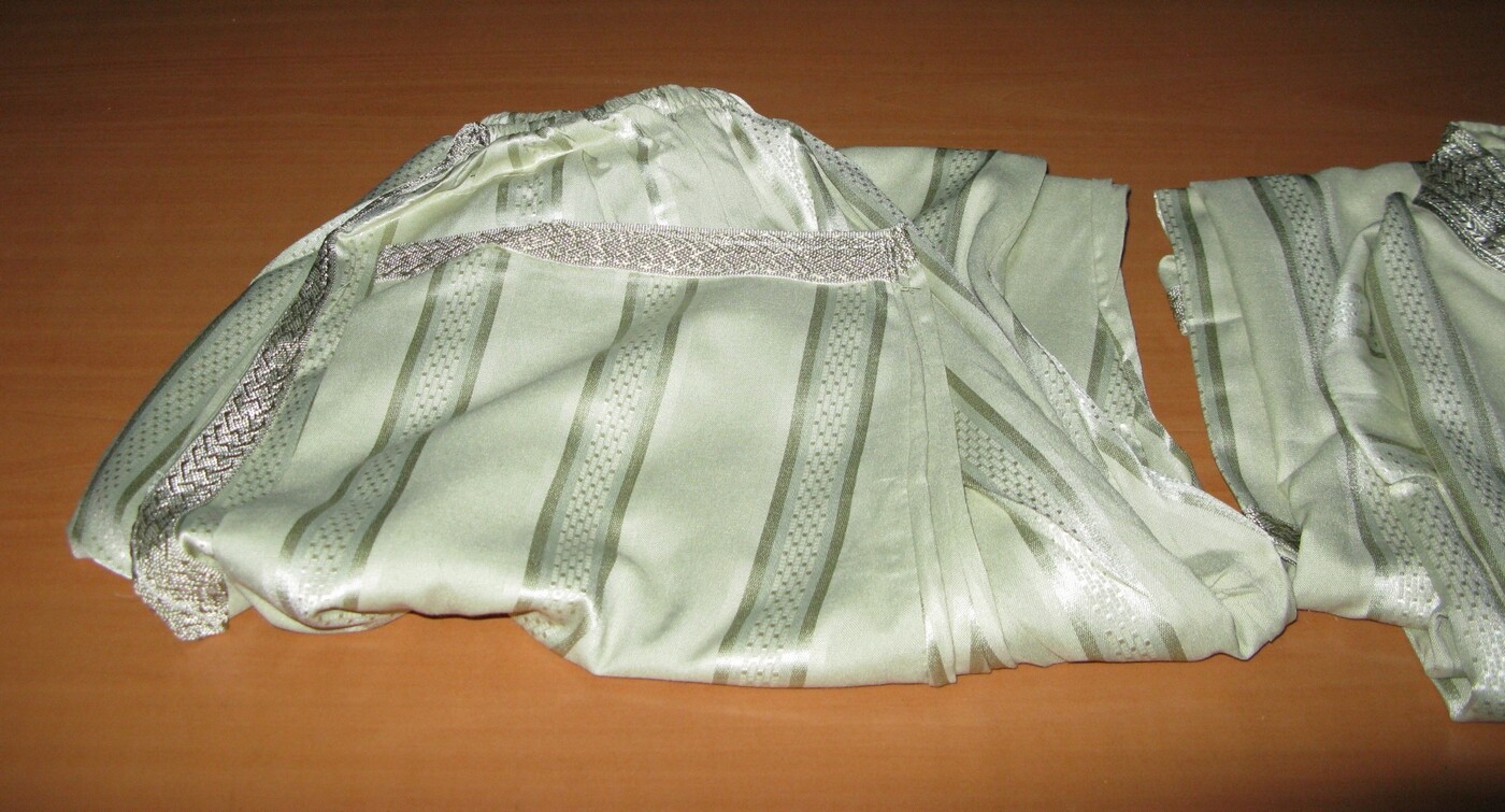 Moroccan men two piece Kaftan, Moroccan long green kaftan with matching pant