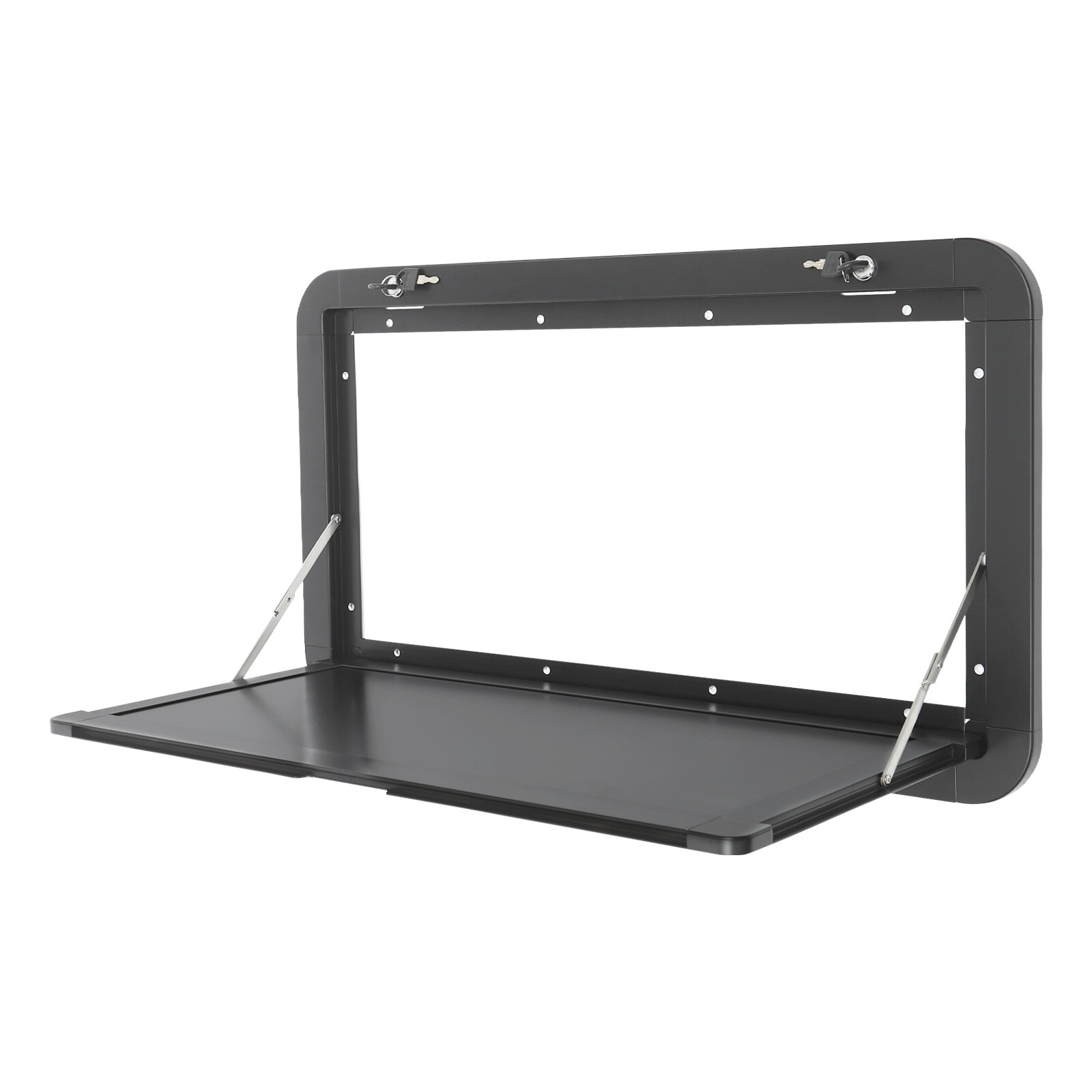 Wall Mount RV Caravan Picnic Folding Table 800 x 450mm Campervan Outside Table