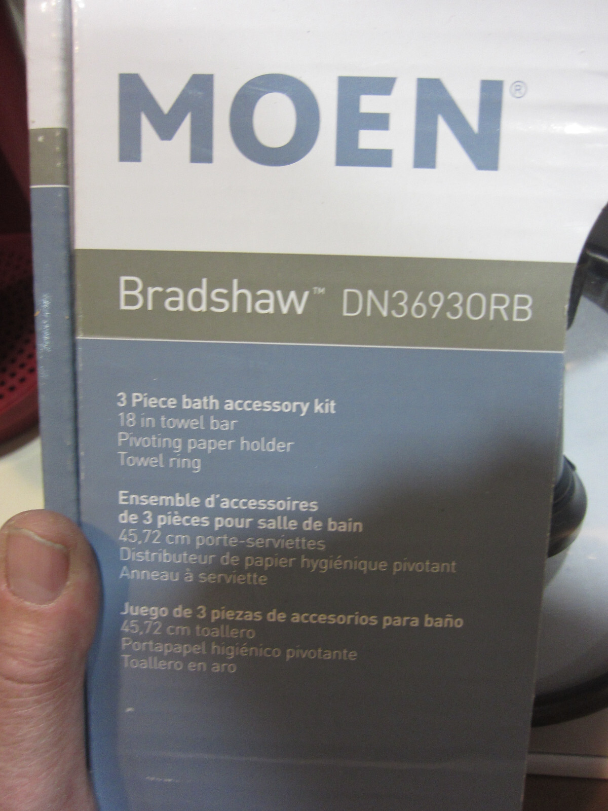 MOEN Bradshaw 18" 3 Piece Bath Accessory Kit - DN3693ORB