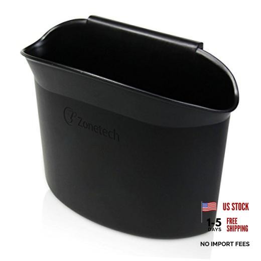 Portable Hanging Mini Car Garbage Can – Classic Black Trash Can - Premium