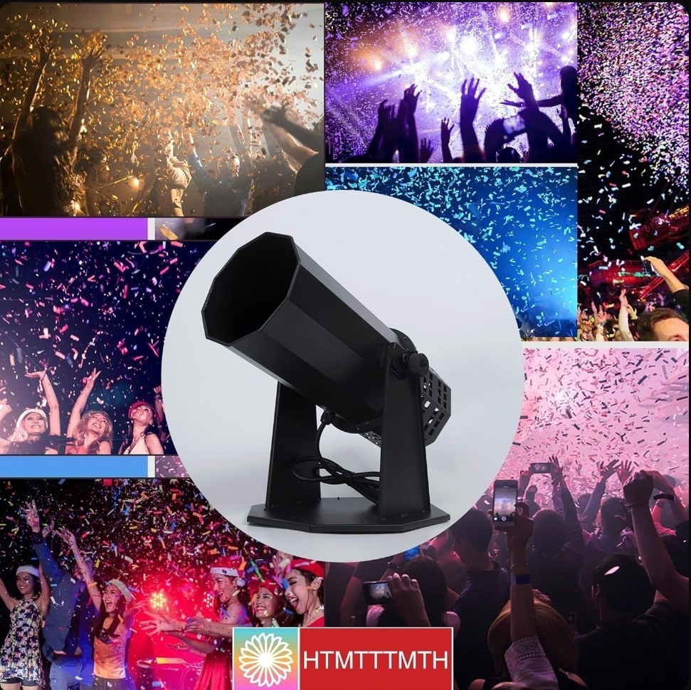 NEW Professional Electric Confetti Launcher Machine with Wireless Remote