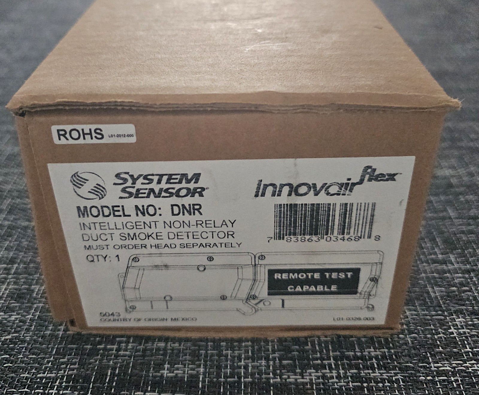 System Sensor Innovair DNR Intelligent Non Relay Duct Smoke Detector