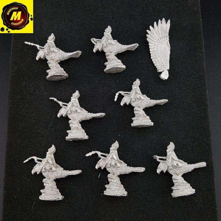 Warmaster High Elf Hero on Giant Eagle (x7) (Partial) - #162685 - Warmaster