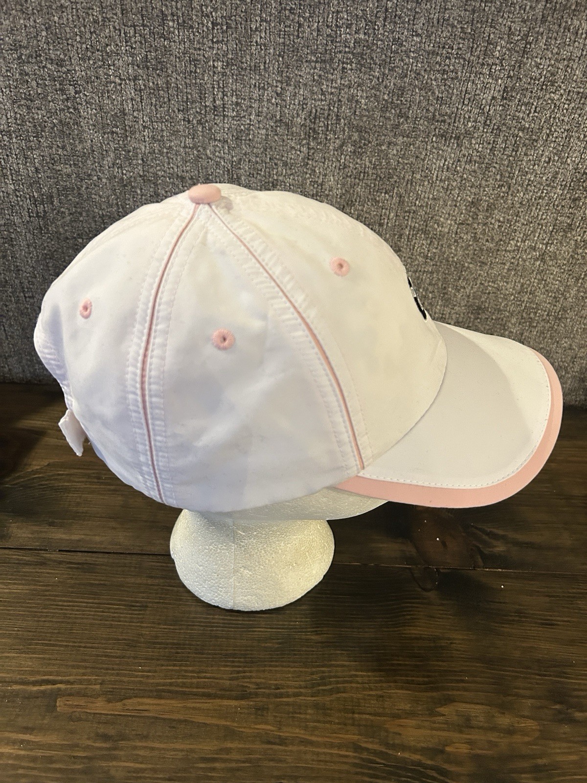 BMW Lifestyle StrapBack Hat Black Pink Automotive OSFA Embroidered LOGO Emblem