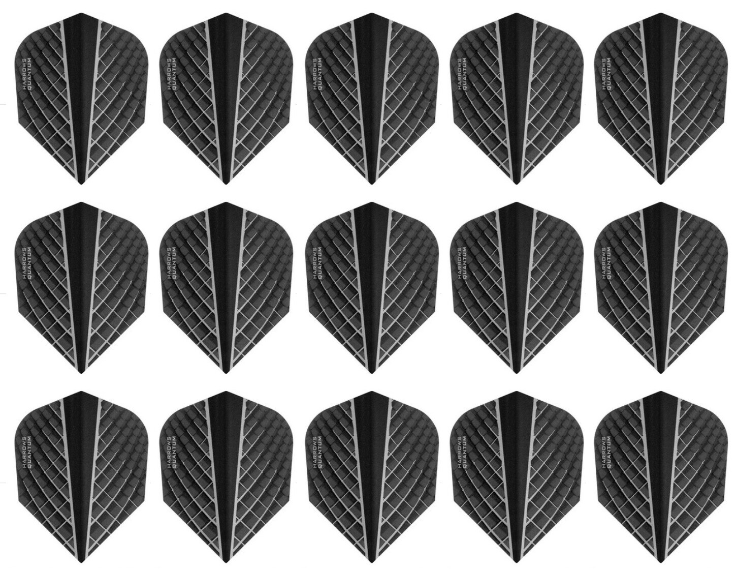 5 New Sets Harrows Quantum X Standard Dart Flights - Ships w/ Tracking - Smoke