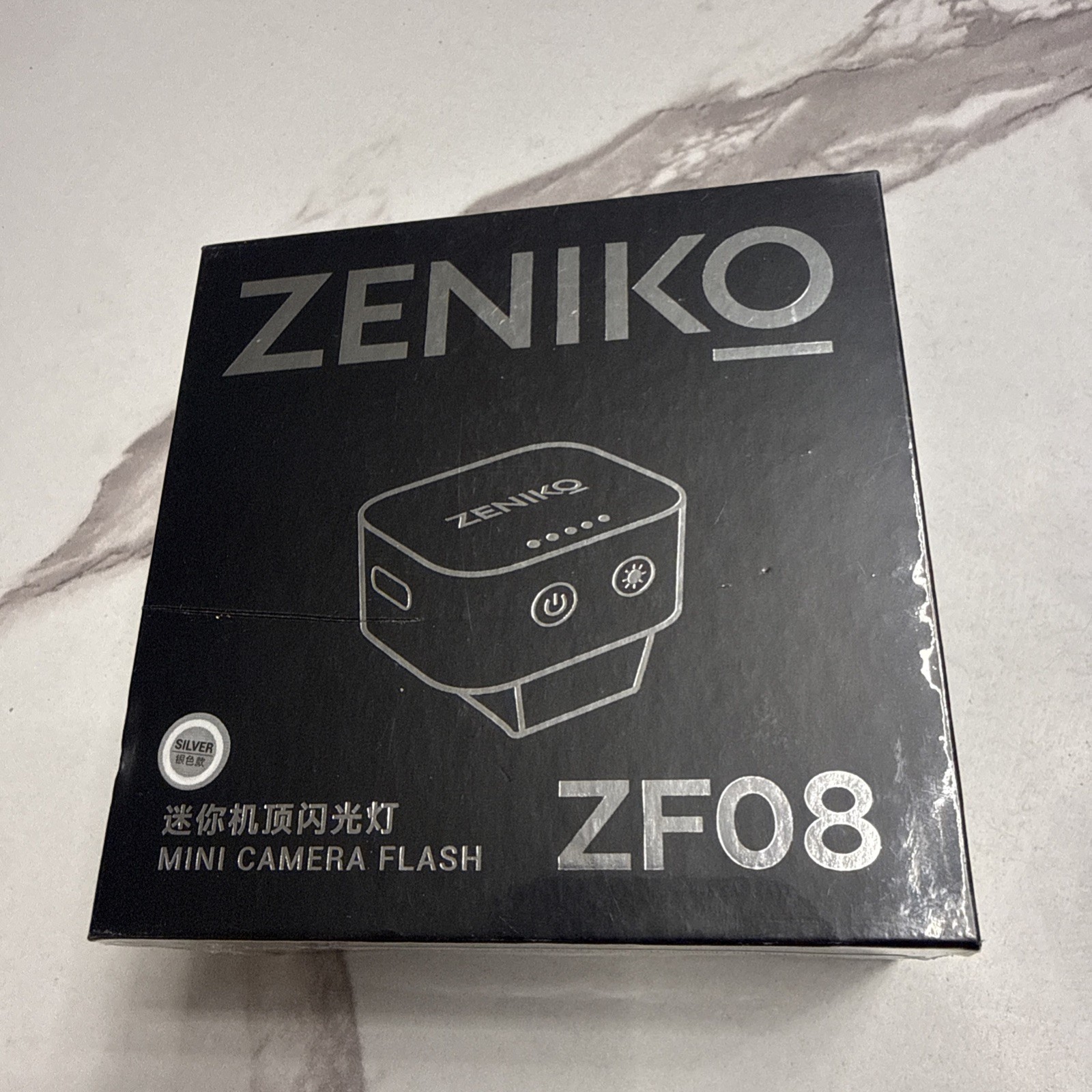 Zeniko ZF08 Aluminum Mini Flash Speedlite.Sealed..