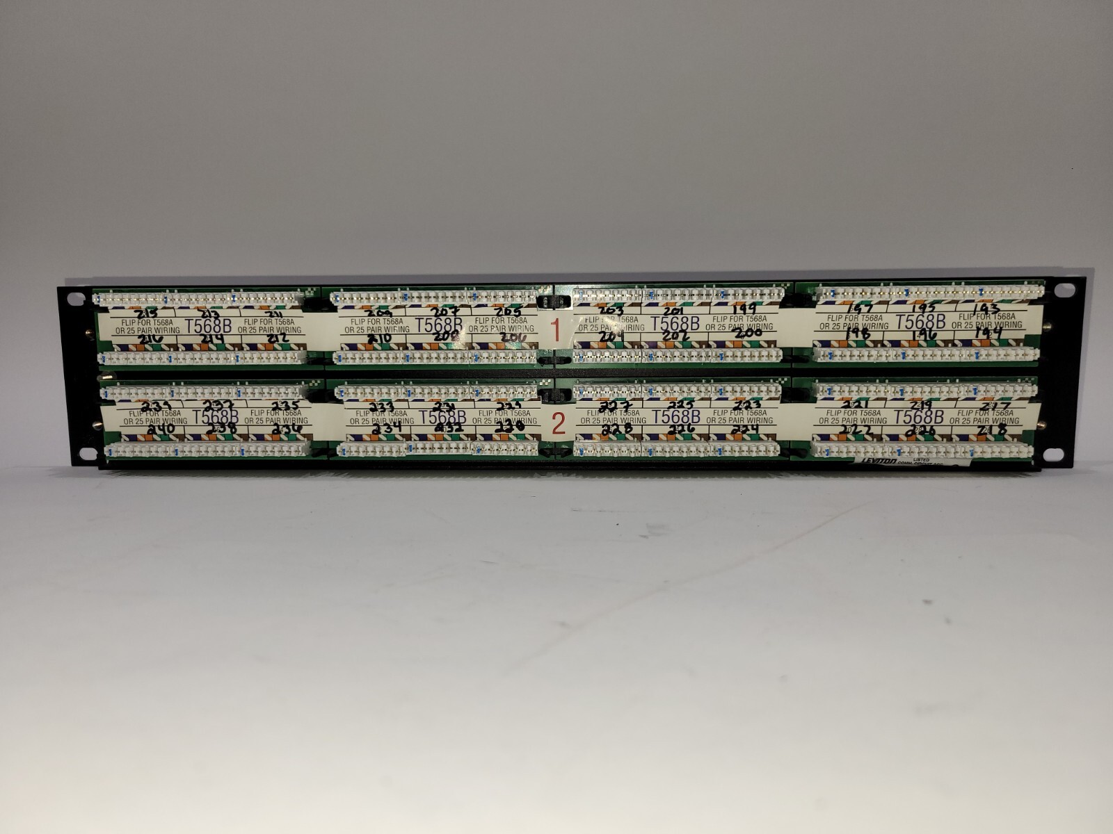 Leviton Cat6 48-Port 69586-U48 Flat Patch Panel Extreme 6+ QUANTITY OF 6