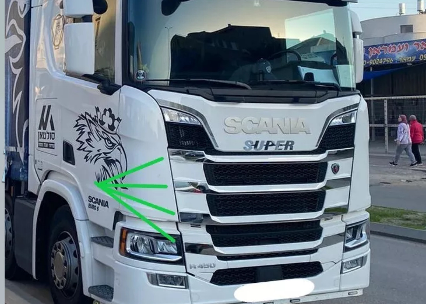 To Fit Scania NG Series S500/R450 2017-2024,Chrome Front Grill Application 8Pcs
