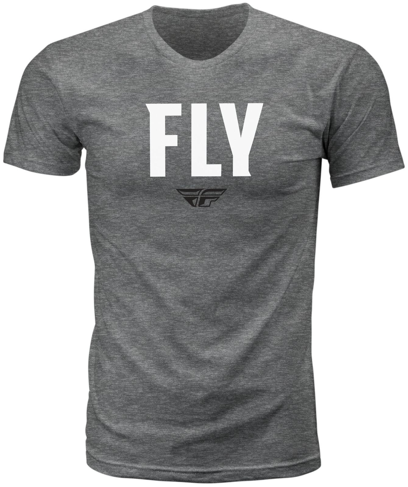Fly Racing WFH Tee Lg Dark Grey Heather 352-0156L
