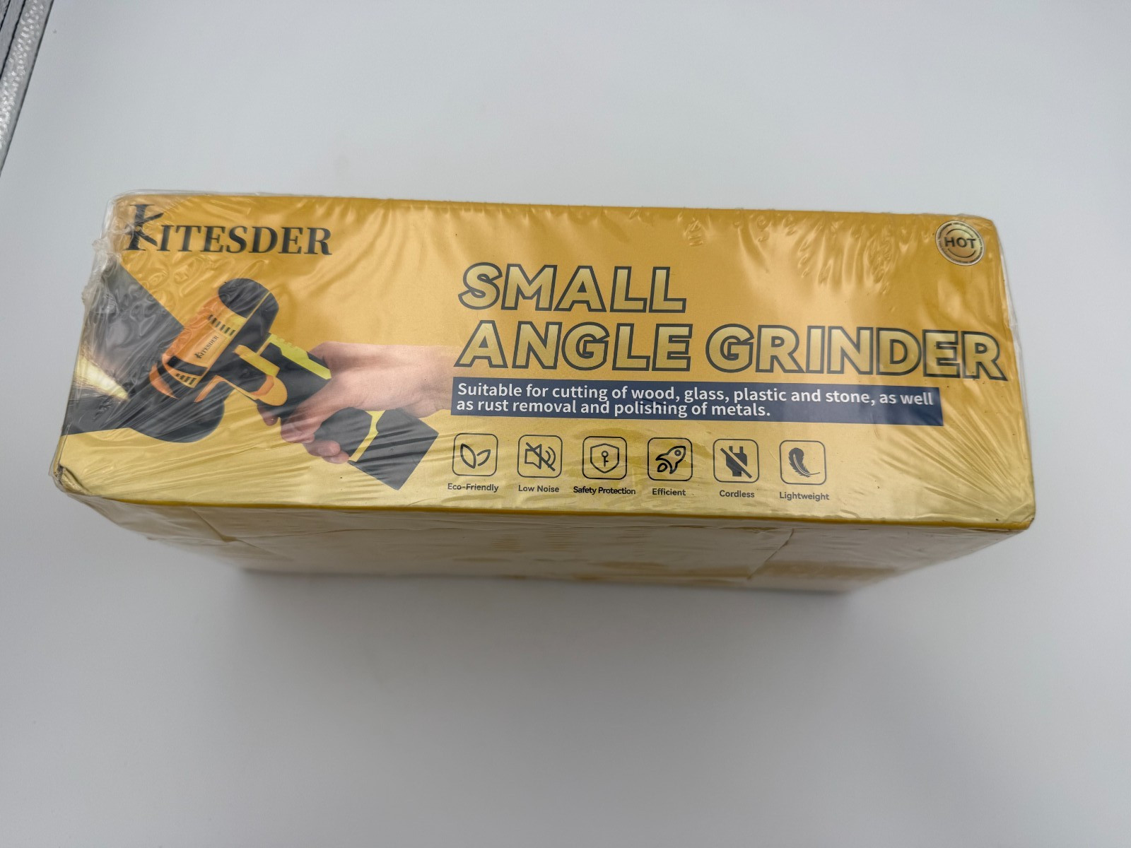 KITESDER Small Angle Grinder Model JMJ008 Cordless Handheld Tool