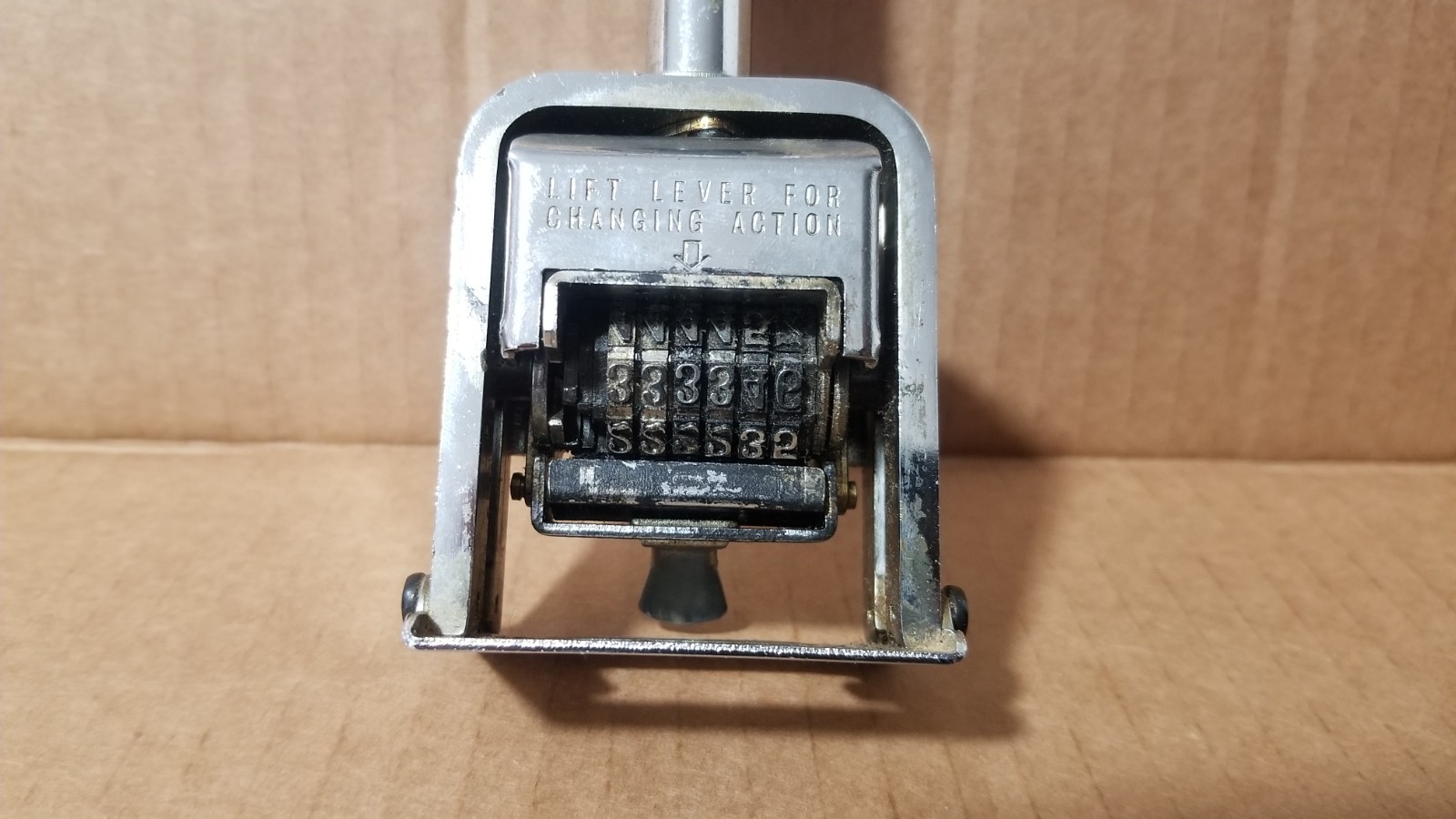 Vintage Ertan Model 188 Automatic Numbering Machine Working VGC