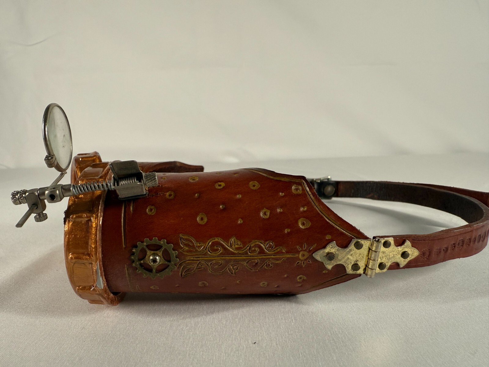 Leather Steampunk Handcrafted Prop Goggles