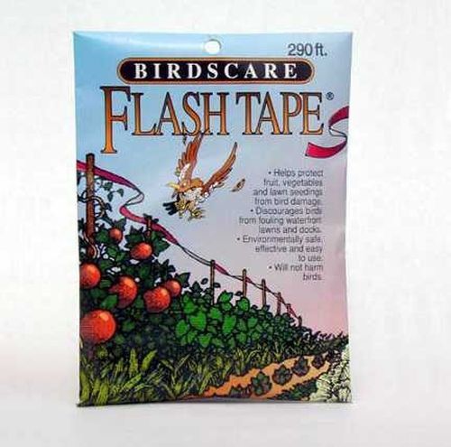 BIRDSCARE 290 FOOT  FLASH TAPE RIBBON BIRDS DEER GARDEN REPELLENT WORKS GREAT