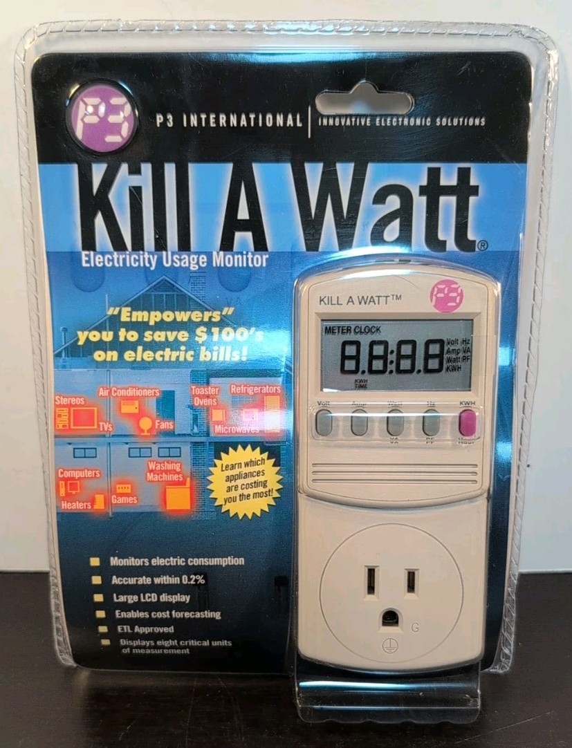 Kill A Watt P3 International P4400 Electricity Usage Monitor VINTAGE BRAND NEW!