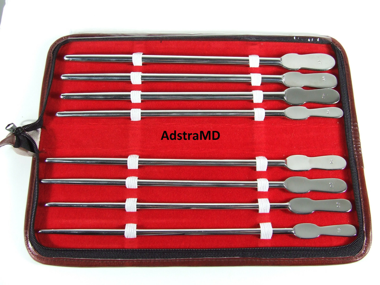 Dittel Urethral Sounds Set of 8 Pieces Gynecology Surgical Instruments