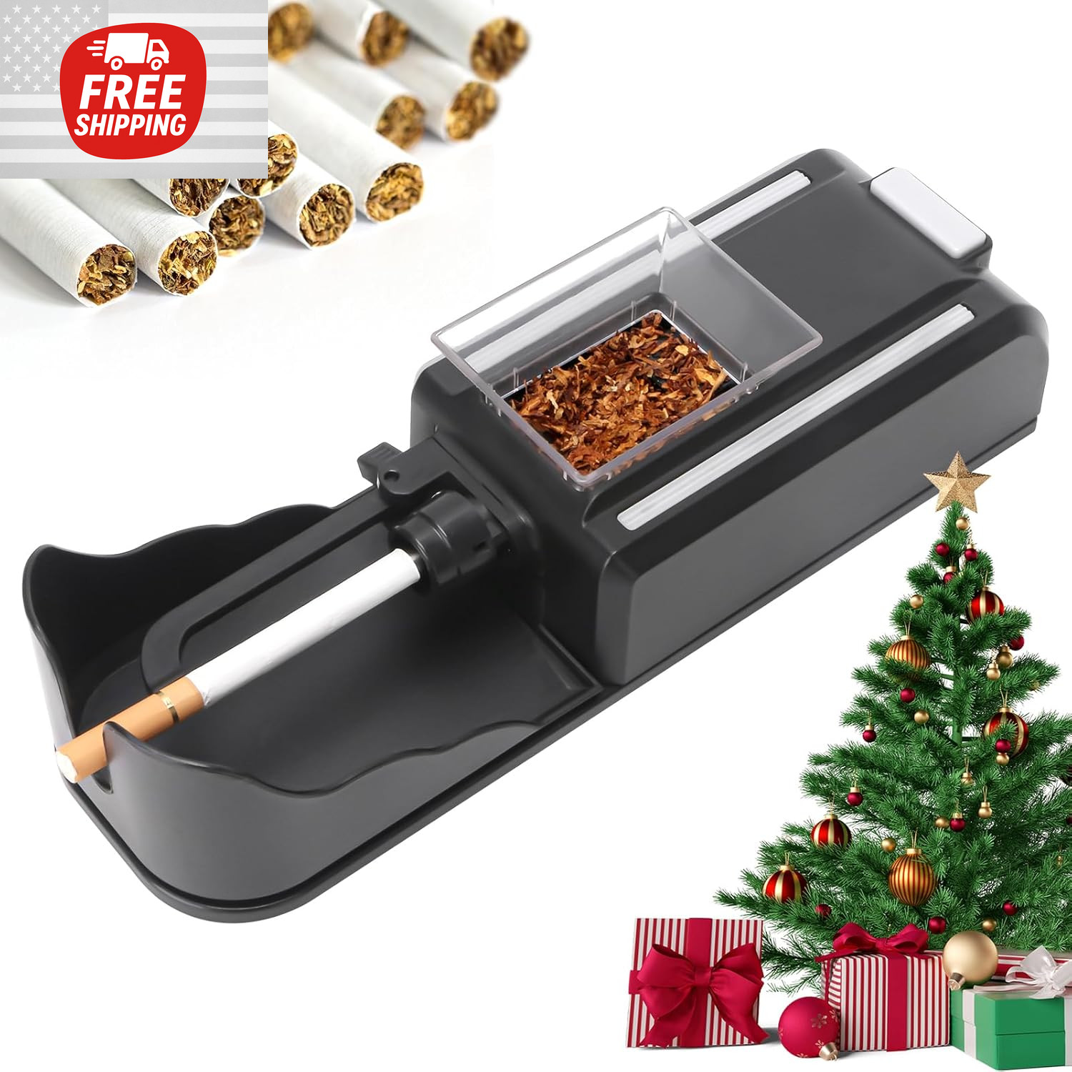 Electric Cigarette Rolling Machine, Portable Tobacco Injector Machine