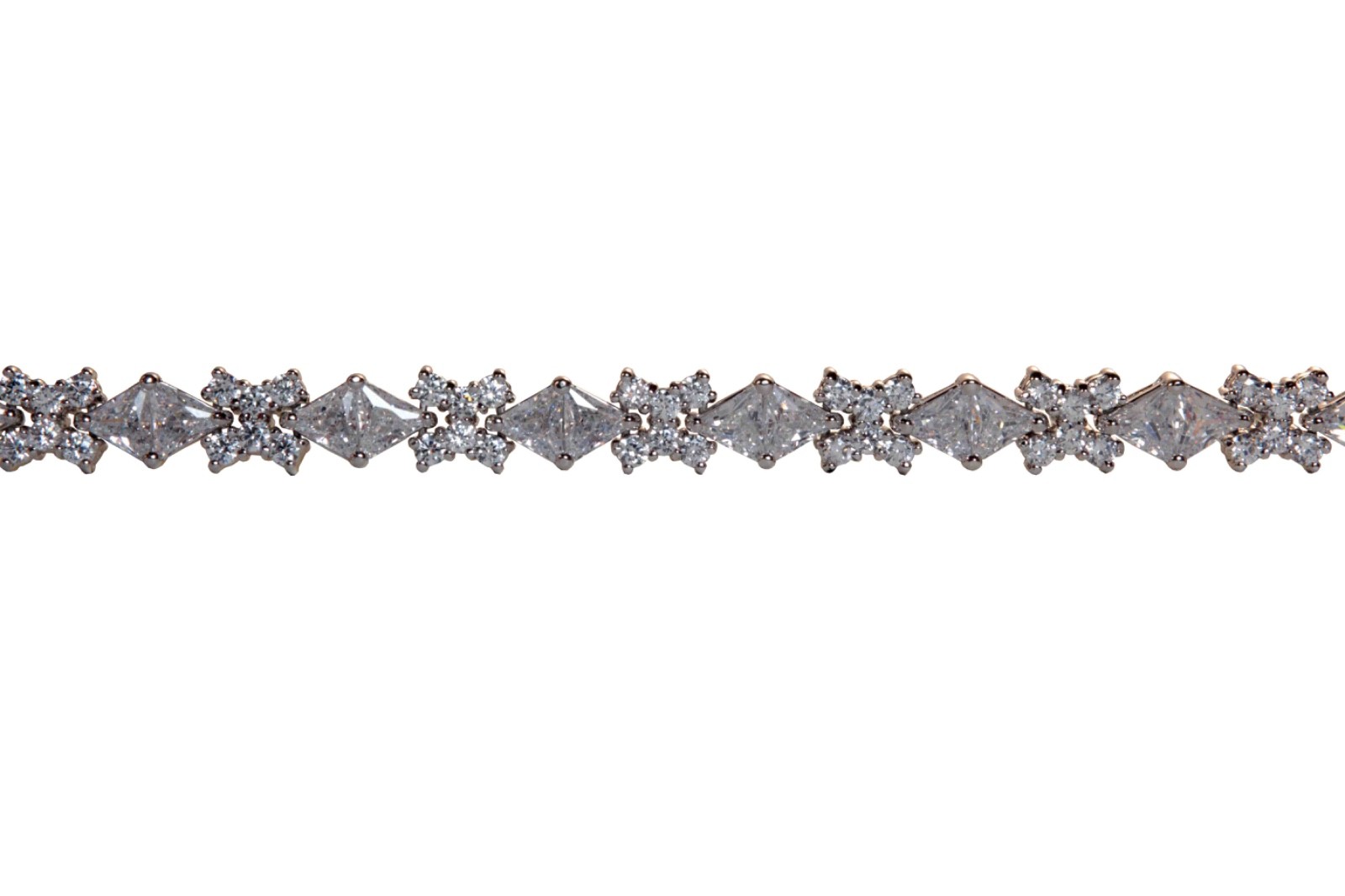 Jewelry Components Lengths no clasps - Sew On - Ice Clear CZ - (23)-24"lengths