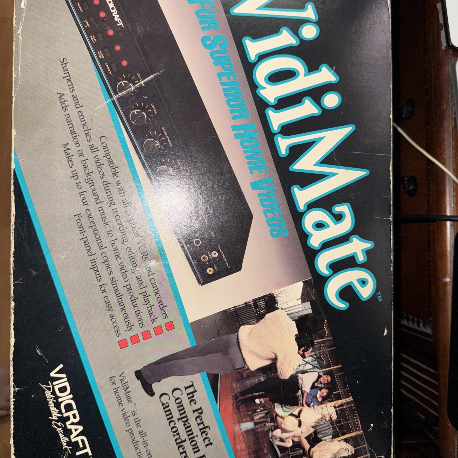 VIDICRAFT VidiMate Digital Stabilizer Opticon Processing July 1988 VDM-100