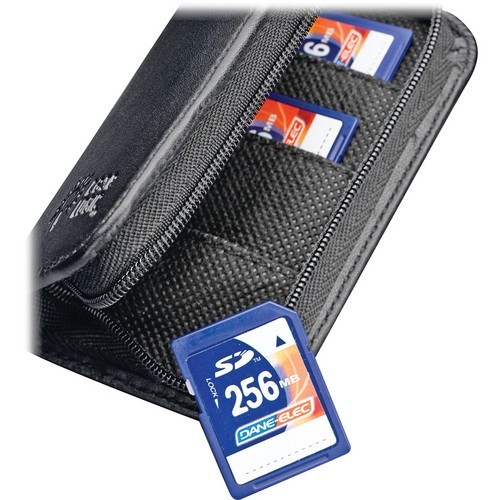 CASE LOGIC DMC-2 Faux Leather Zippered Digital Media Case