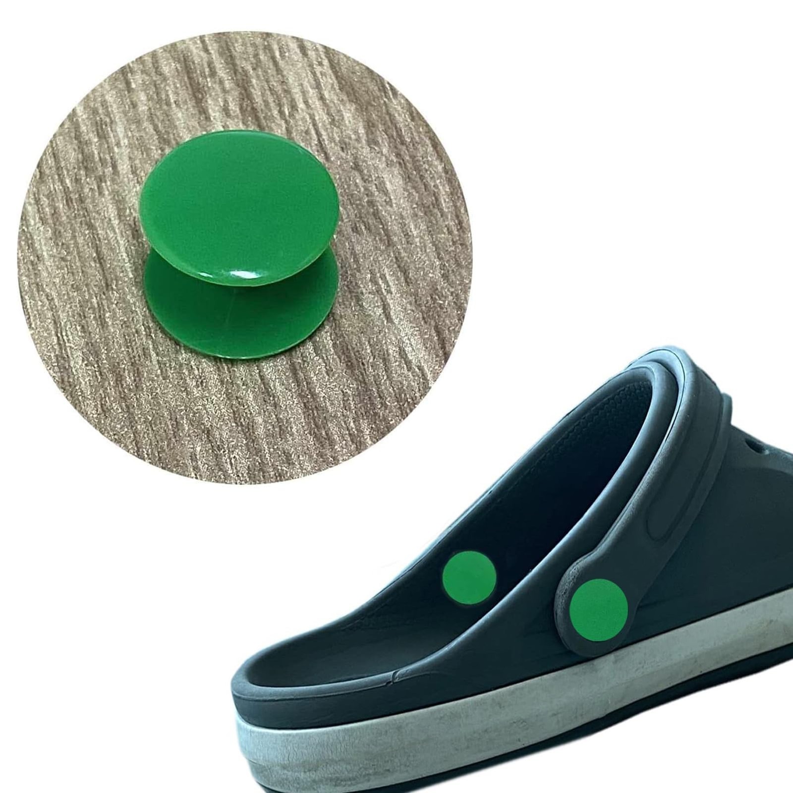 8 Sets Rivets for Beach Shoes - Replacement Button Parts - Compatible for Clo...