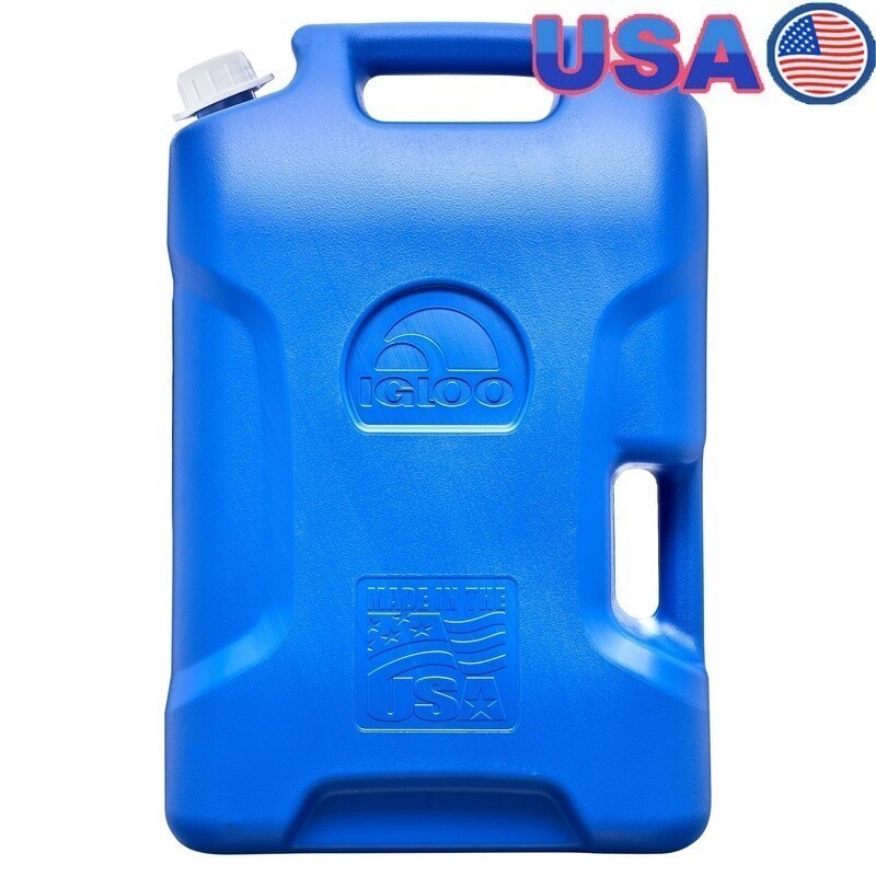 Camping Water Storage Container 6 Gallon Portable Jug W/ Spout Heavy Duty Design