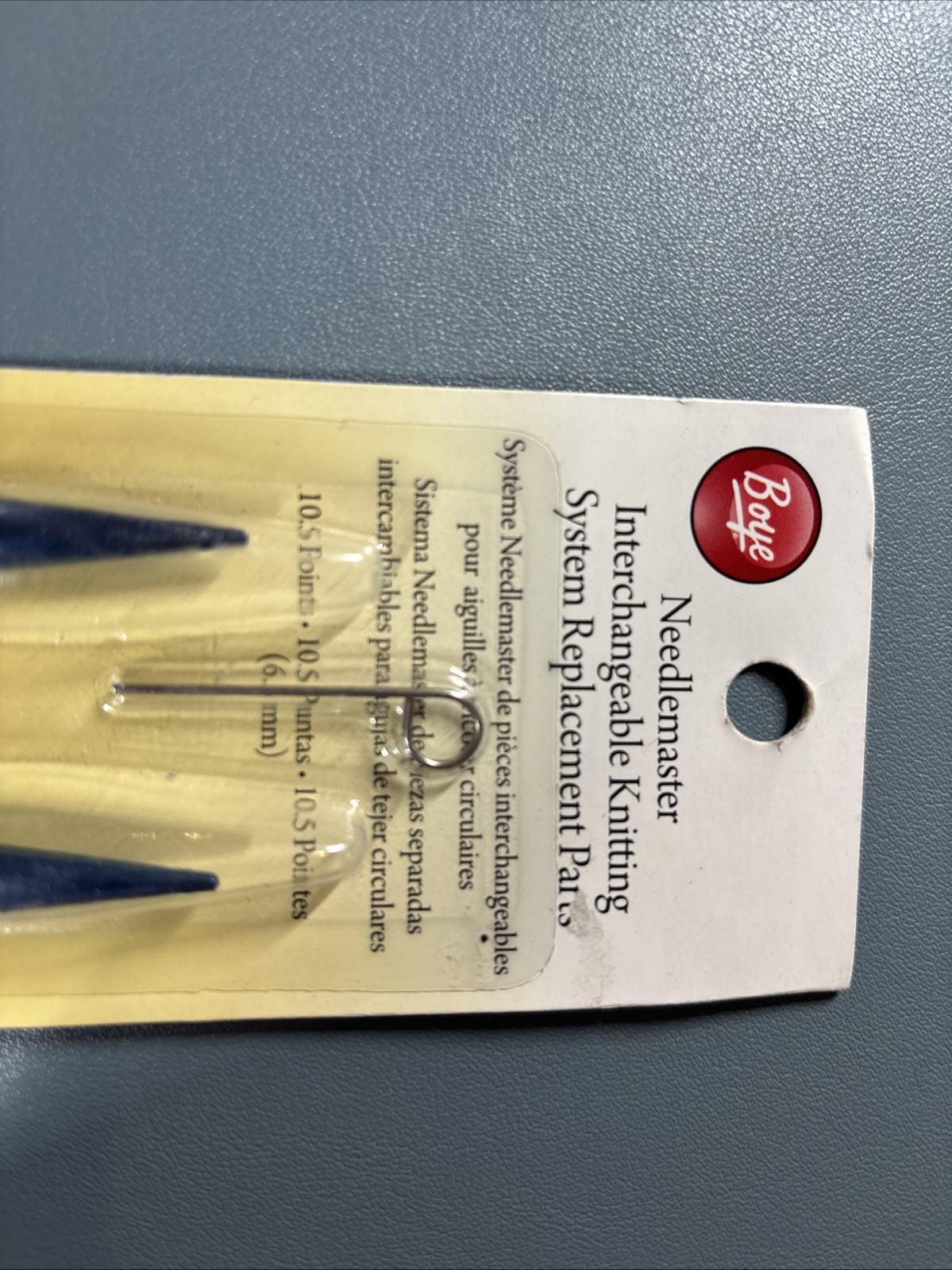 Boye Needlemaster Interchangeable Knitting Replacement Parts 10.5pts (6.5mm)