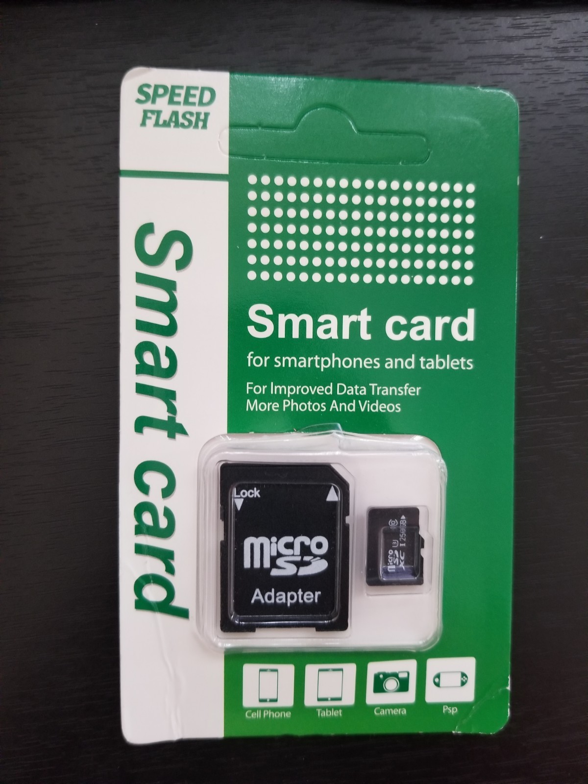 Micro SD Memory Card 256GB Class 10 + Adapter for Smartphone & Tablet Brand New