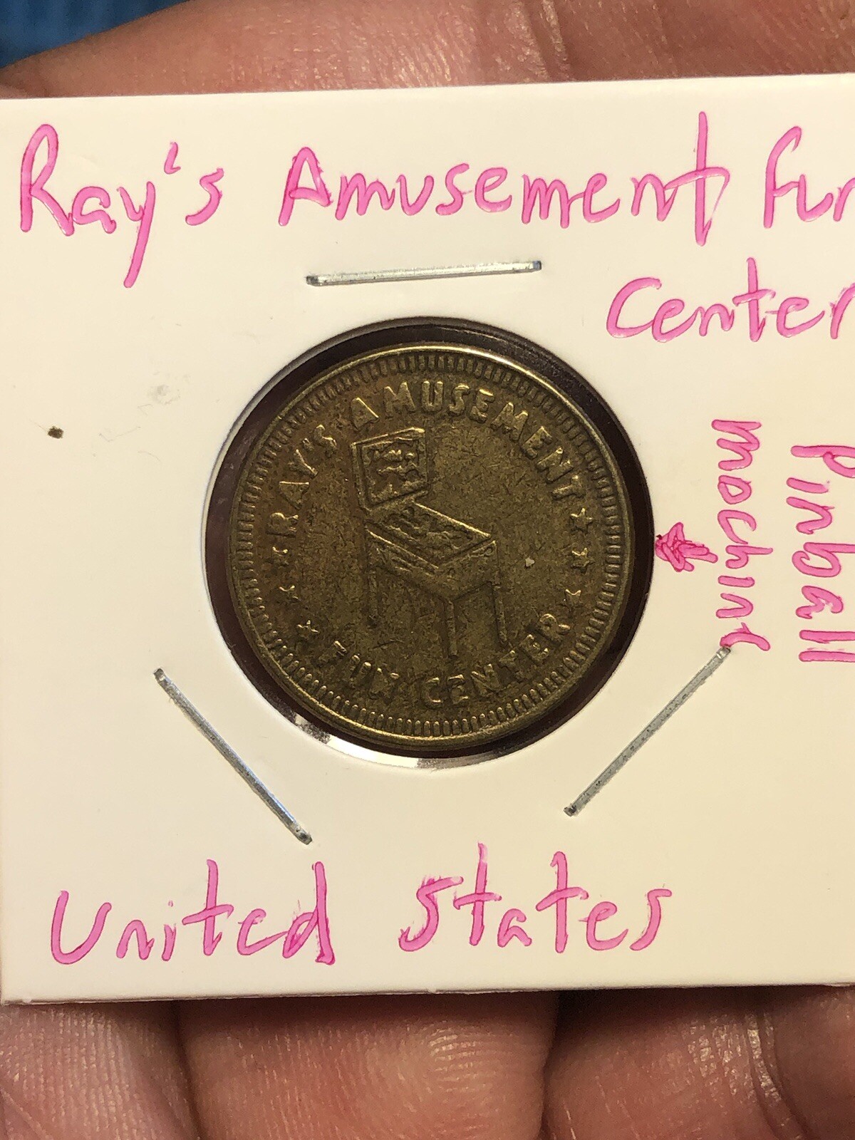 Game Token - Ray’s Amusement Fun Center - United States