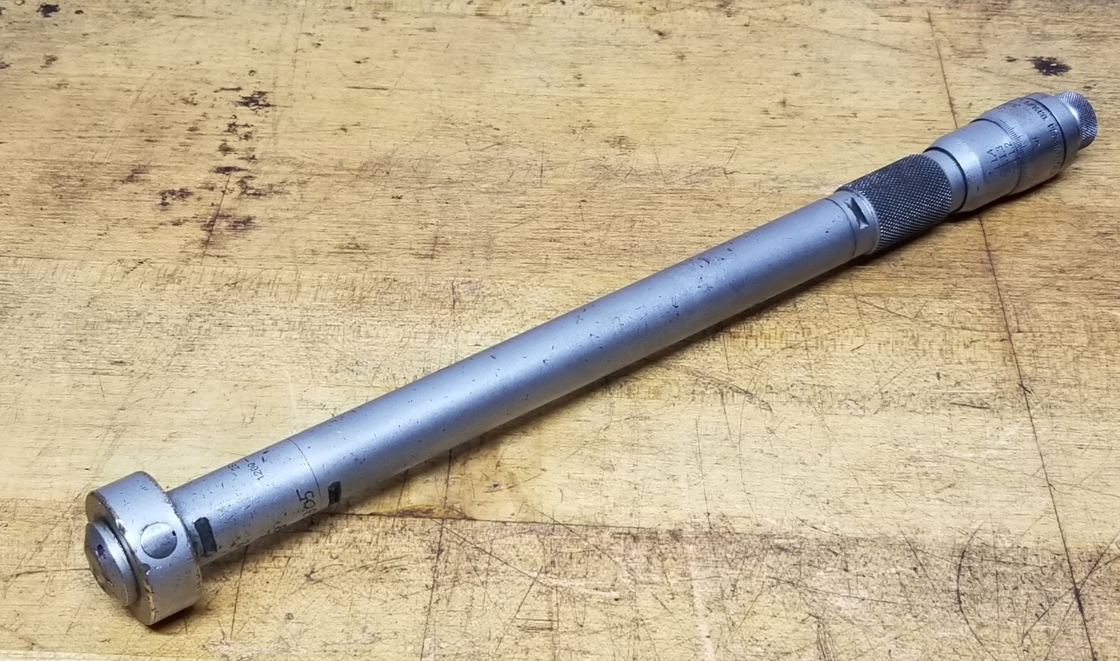 Brown & Sharpe 1.2-1.4" Bore Hole Micrometer No 281 With Extension
