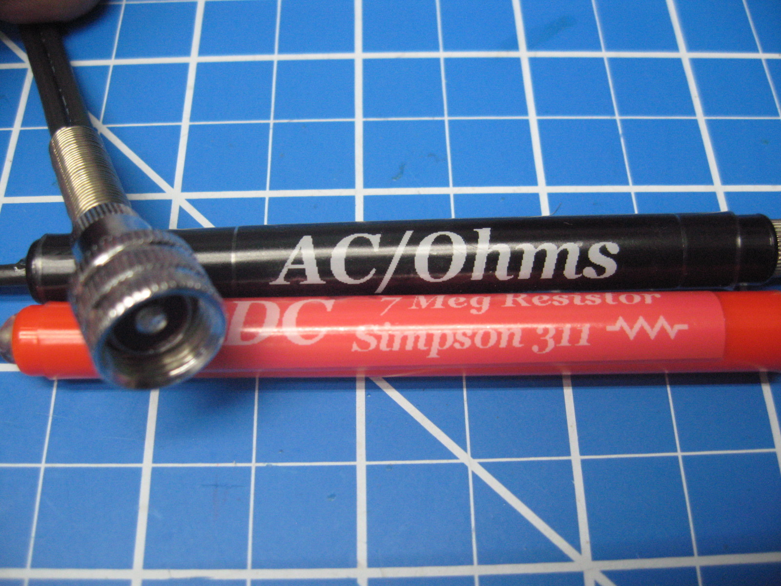 Custom VTVM Probe Set - Assembled - for Simpson 311 VTVMs - Switchcraft or BNC