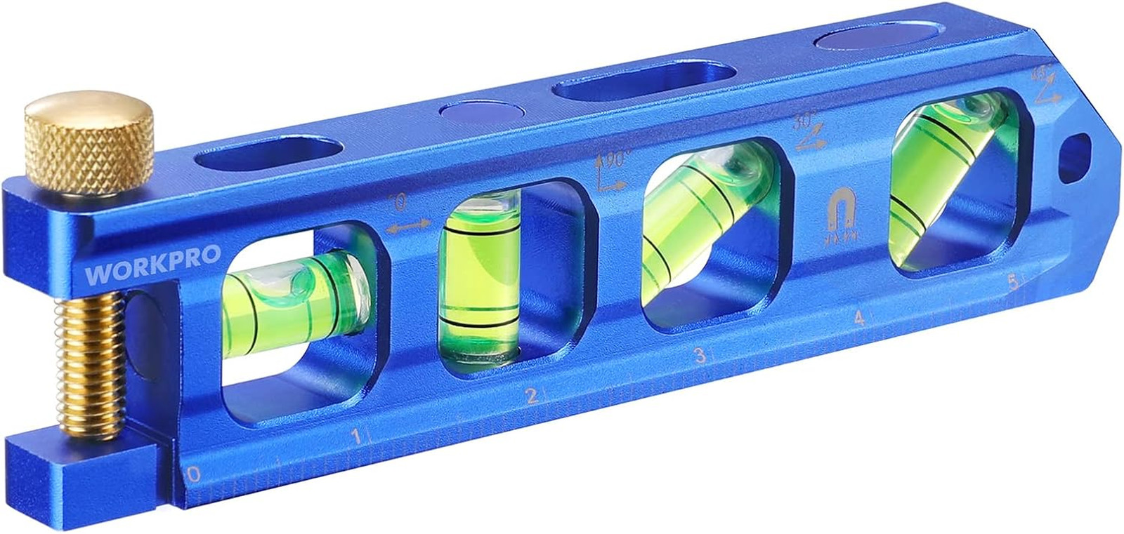 Magnetic Torpedo Level, Conduit Bending Level, Bubble Vials for 0°/90°/30°/45° M