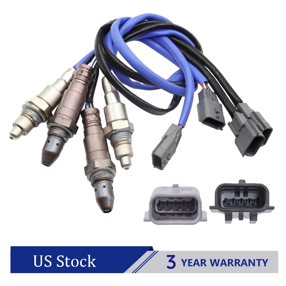 For 2016-2019 Nissan Maxima Murano Pathfinder V6 3.5L 4PCS Oxygen Sensor Up+Down