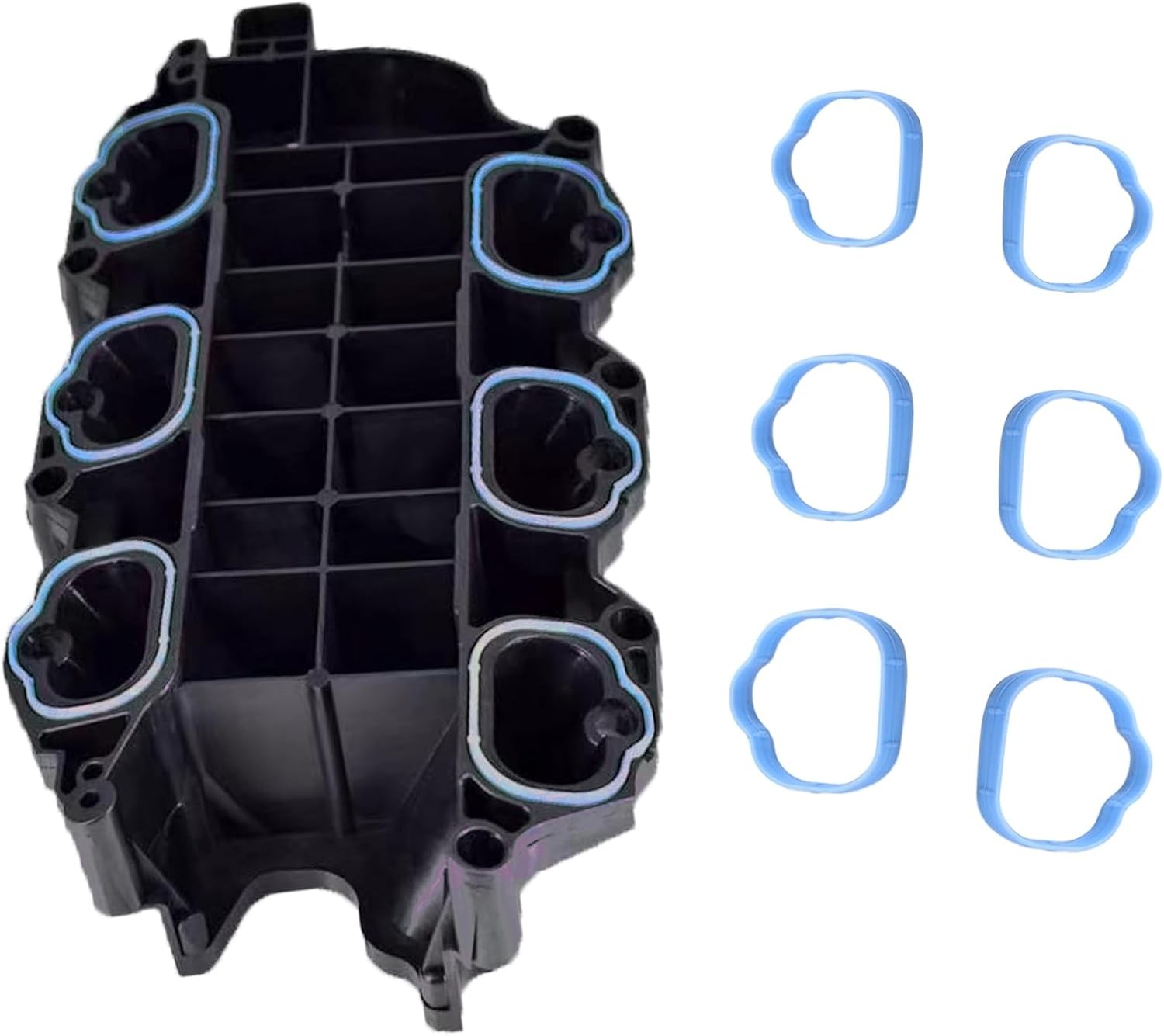 MS97204 Intake Manifold Gasket Lower &Upper Gasket Plenum Set (12PCS)