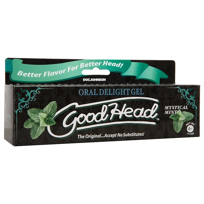 Doc Johnson Good Head Gel Oral Throat Lube Mint 4 Oz