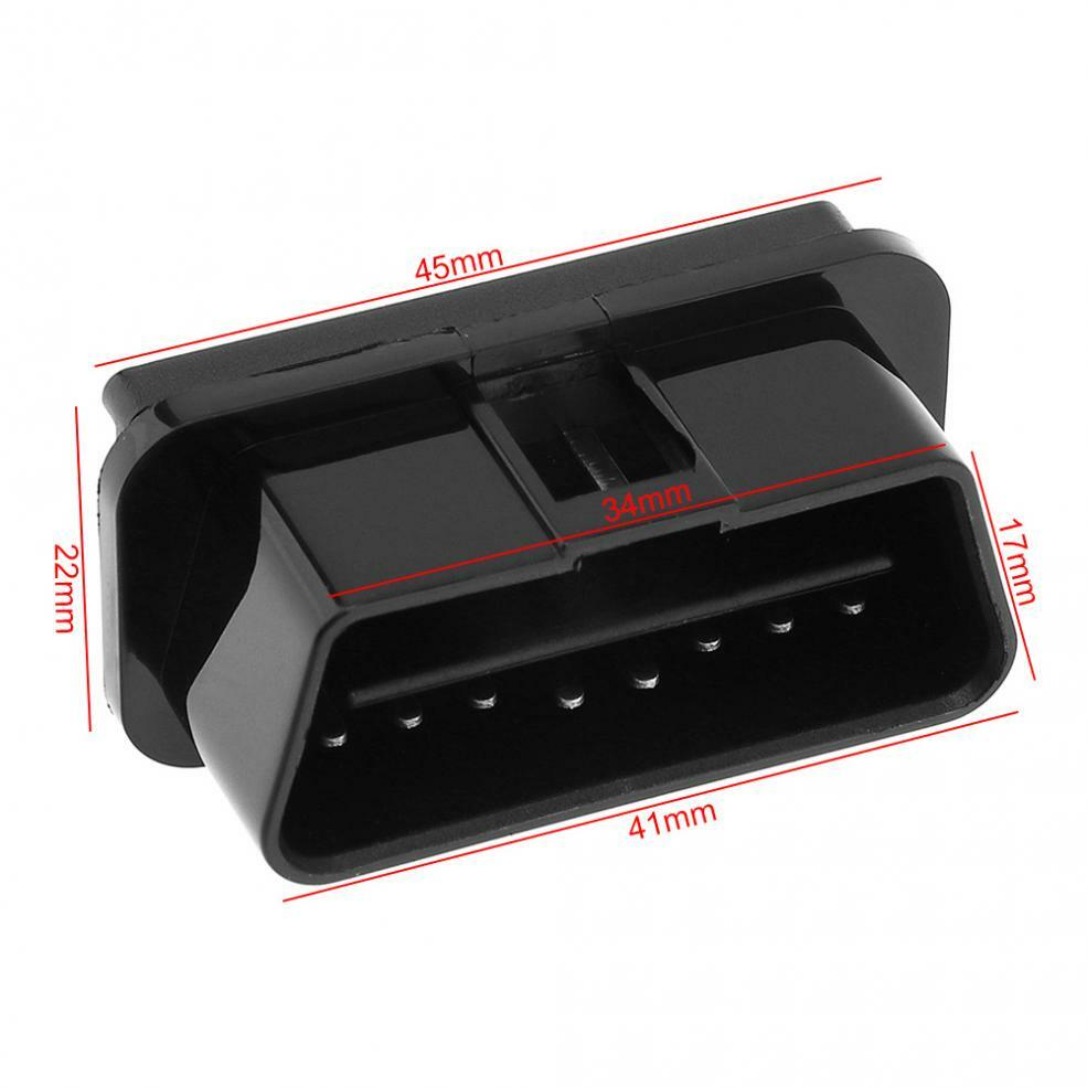 Universal 16 Pin OBD2 OBD-II Connector Diagnostic Cable Male Plug Wire Socket
