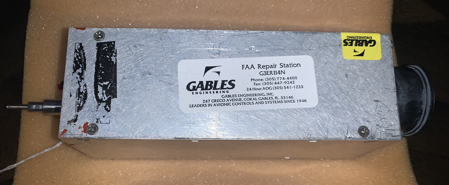 Gables Engineering Comm Control Head Module 101-331-45-100 REPAIRED W/8130