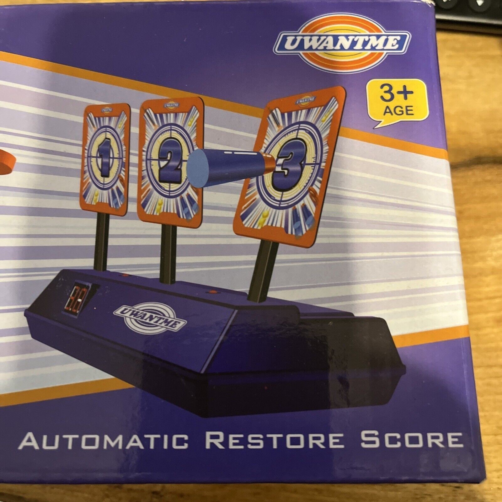 UWANTME Soft Foam Dart 3-Target Shooting Range For Nerf