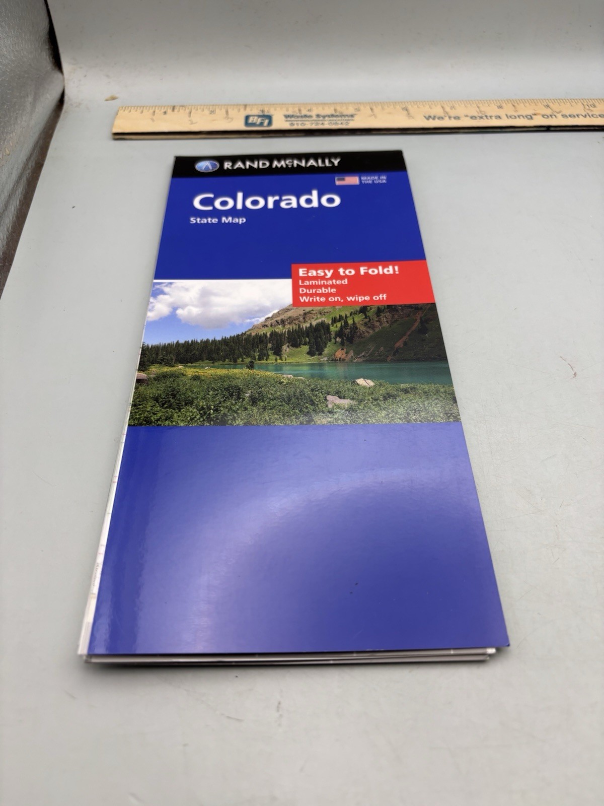 Colorado Easy-to-Fold Laminated State Map by Rand McNally