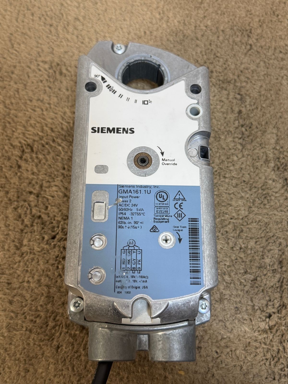 SIEMENS / ACTUATOR / GMA161.1U
