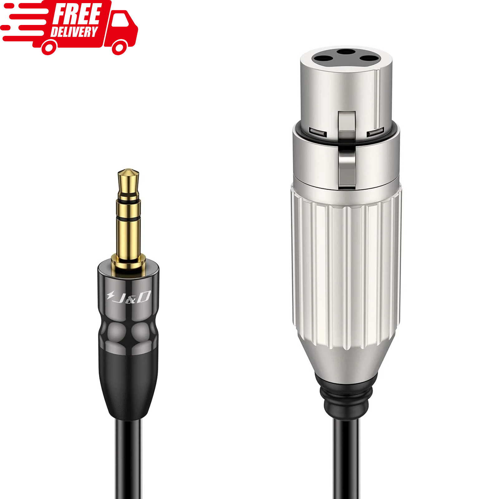 Xlr To 3.5mm Microphone Cable Pvc Shelled Xlr Female To 3.5mm 1/8 Inch Trs Male